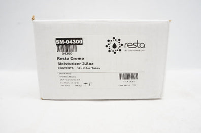 Resta 04300 Creme Moisturizer 2.8oz - Box of 12